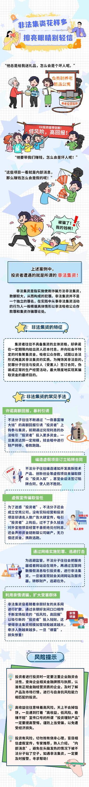 非法集資花樣多、擦亮眼睛別輕信