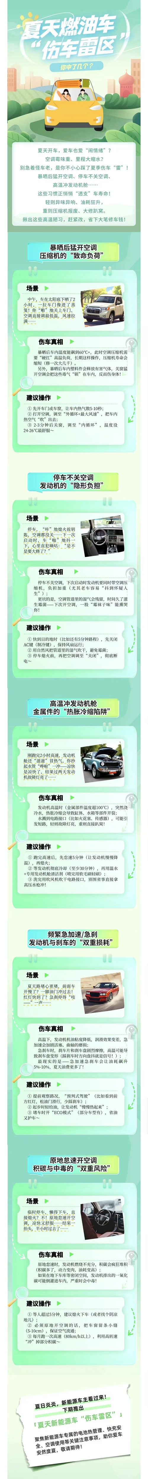 19.夏天燃油車“傷車?yán)讌^(qū)”，你中了幾個？