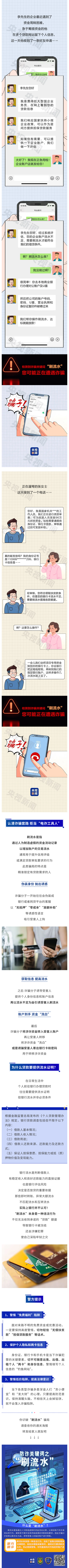 全民反詐丨辦貸款、領補助需要“刷流水”？當心成為“洗錢工具”